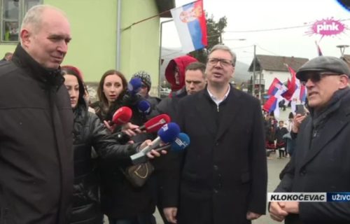 Predsednik u Klokočevcu: "Ako nam godina nastavi kako je počela, biće značajnog povećanja penzija i plata"