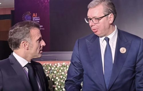Vučić sa Makronom u Indiji: "Na drugom kraju sveta, sa prijateljem, uvek srdačno i u dobrom raspoloženju" (FOTO)