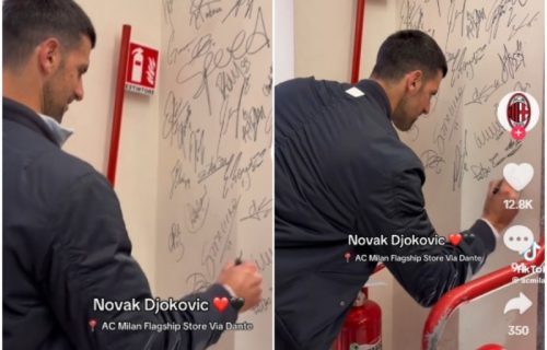 Đoković u Milanu oduševio navijače: Nole među "rosonerima" i u olimpijskom raspoloženju (VIDEO)