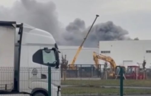 Izbio veliki požar u Šapcu: Gust crni dim se diže iznad grada