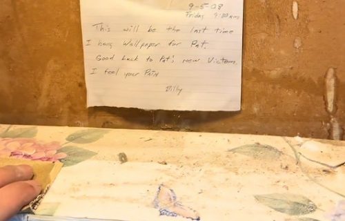 Renovirali staru kuću, pa pronašli poruku sa zapanjujućim datumom: "Baš te prođe jeza"