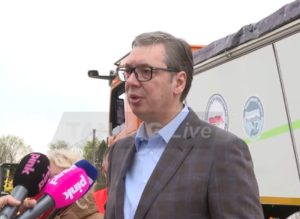 Vučić o nasilju blokadera u Kuli:”U stanju su da izađu sa najgorim lažima, vide se separatističke parole”