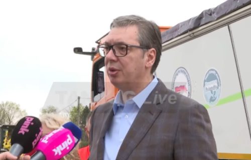 Vučić o nasilju blokadera u Kuli:"U stanju su da izađu sa najgorim lažima, vide se separatističke parole"
