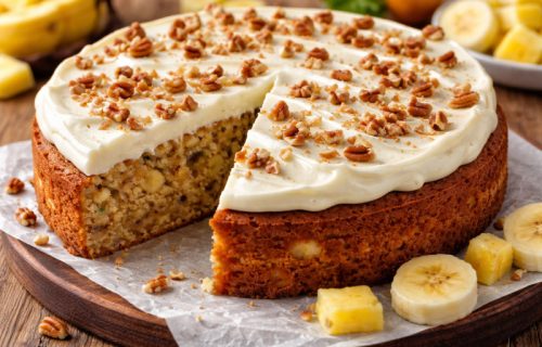 Ako imate u kući banane i konzervu ananasa, napravite ovaj sočni tropski kolač (RECEPT)