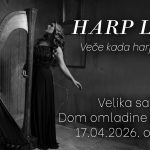 Magija harfe uživo: Koncert harfistkinje Sofije Sibinović - Harp Lady u Domu omladine (VIDEO)