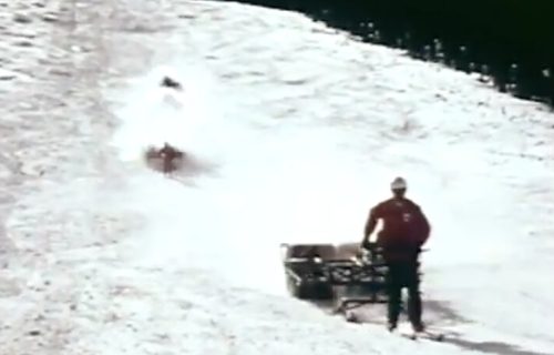 Kako su se nekada uređivale ski-staze: Vreme kada su skijaši vukli mašine niz planinu (VIDEO)