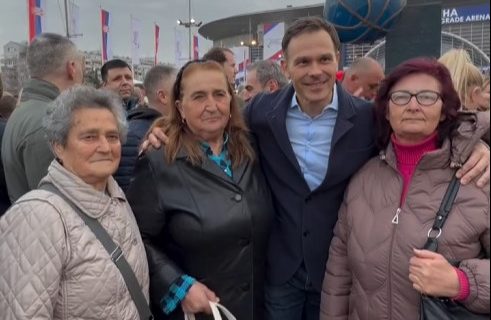 Mali sa građanima na skupu u Areni: "Srbija je postala dostojna kuća za svaku našu porodicu" (VIDEO)