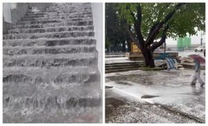 Tuče grad i veje sneg, teku reke ulicama: Nestvarni prizori iz Hrvatske (VIDEO)