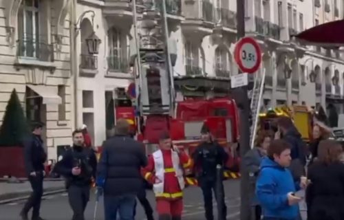 Požar u hotelu Bristol: Stotine ljudi evakuisano u centru Pariza (VIDEO)