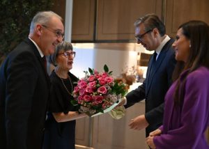 “Zahvalan svima što su došli u Srbiju”: Vučić ugostio predsednika Švajcarske Parmelana na večeri (FOTO)
