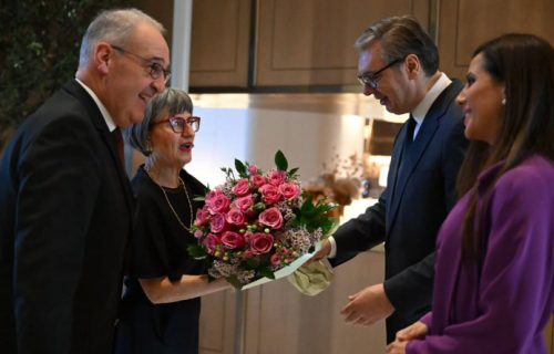 "Zahvalan svima što su došli u Srbiju": Vučić ugostio predsednika Švajcarske Parmelana na večeri (FOTO)