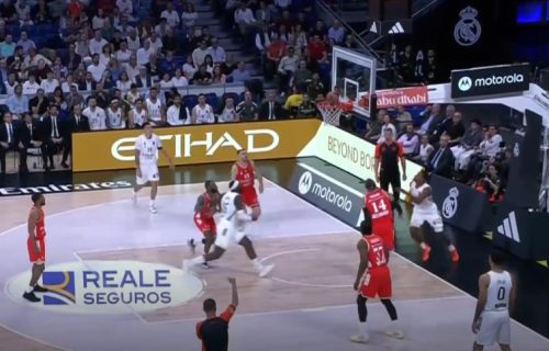 Zvezda sipala trojke, pa stala: Real dvocifren posle prvog poluvremena u Madridu