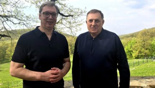 Vučić i Dodik danas u manastiru Rmanj sa episkopom Sergijem