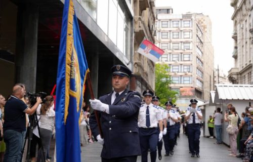 Svečanost povodom dana MUP i policije: Održan tradicionalni defile u Knez Mihailovoj ulici