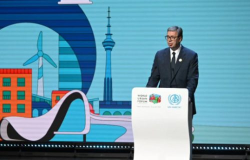 Vučić na forumu u Azerbejdžanu: "Dragi prijatelji, nadam se da ću vas videti na EXPO 2027" (VIDEO)