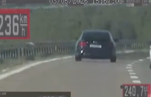 Grk jurio preko 230 kilometara na sat: Isključen iz saobraćaja kod Bujanovca (VIDEO)