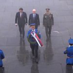 Vučević, Gašić i Mojsilović položili venac na Spomenik Neznanom junaku na Avali (FOTO)