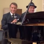 Makron zapevao u Jermeniji: Premijer Pašinjan na bubnjevima, predsednik Hačaturijan svirao klavir (VIDEO)