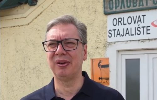 Vučić u Orlovatu najavio rekonstrukciju železničke stanice: "Dela uvek govore više od reči" (VIDEO)