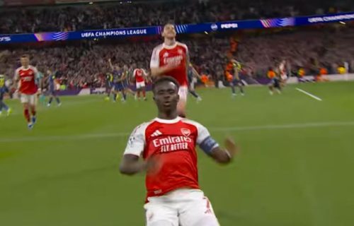 "Emirejts" eksplodirao: Saka za vođstvo Arsenala, "tobdžije" bliže finalu Lige šampiona (VIDEO)