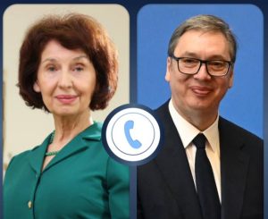 Vučić sa predsednicom Severne Makedonije: “Posvećeni smo jačanju saradnje” (FOTO)