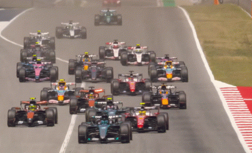 Ferari završio na vrhu pobedničkog postolja: Hamilton došao do trijumfa u Španiji