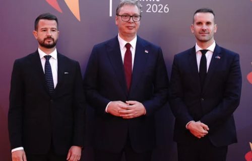 Vučić sa domaćinima ovogodišnjeg Samita EU - Zapadni Balkan: Predsednik Srbije u Tivtu (FOTO)