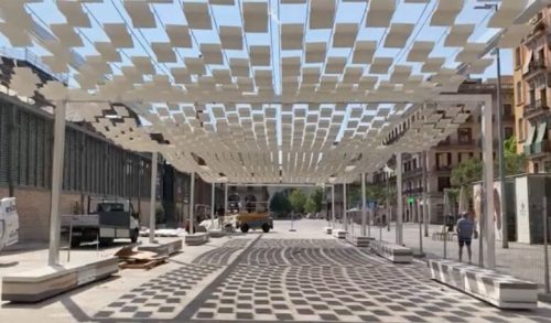 Kinetička pergola: Menja se u odnosu na strujanje vetra i sunčevu svetlost (VIDEO)