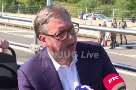 (UŽIVO) Vučić na svečanom otvaranju deonice Moravskog koridora: “Ovo dovodi fabrike, turiste i zbližava porodice” (VIDEO)