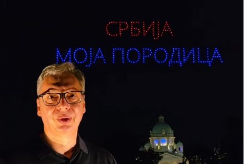 Spektakl u prestonici Srbije uoči velikog skupa - Vučić: "Dron šou je bio predivan" (VIDEO)
