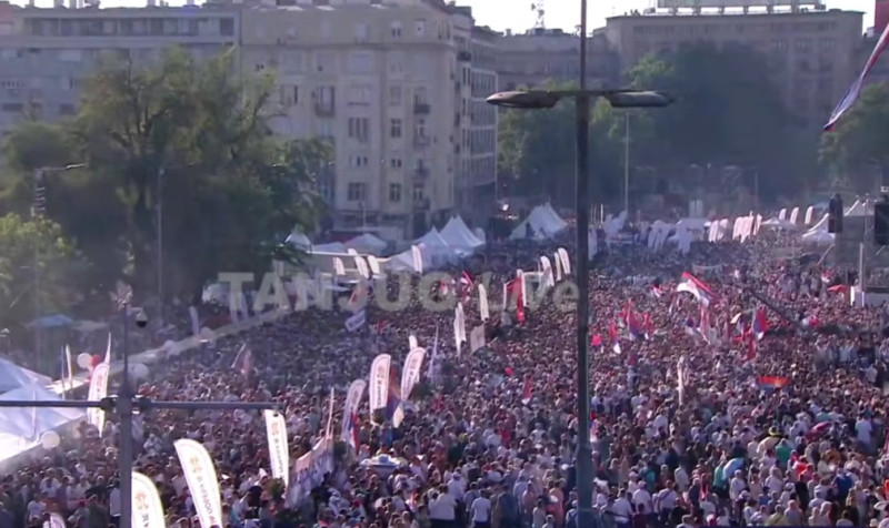 MUP objavio brojke: Poznato koliko građana prisustvuje skupu “Srbija jedna porodica”