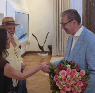 Vučić ugostio Ketrin Zitu-Džouns: “U Beogradu ćete sretati holivudsku zvezdu kao komšiju iz kraja”
