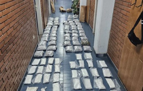 Velika zaplena u Novim Karlovcima: Više od 100 kg droge držali kući, uhapšena dva Beograđanina