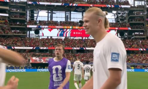 To je Haland: Nigde ga nema, onda bum – gol i ode Norveška u osminu finala (VIDEO)