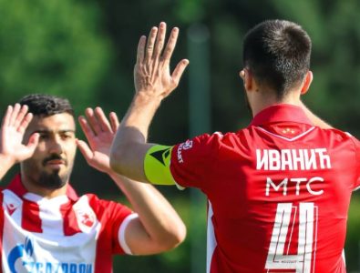 Pobeda Zvezde u Austriji: Kapiten Ivanić se vratio golom, Enem presudio Amštetenu (VIDEO)