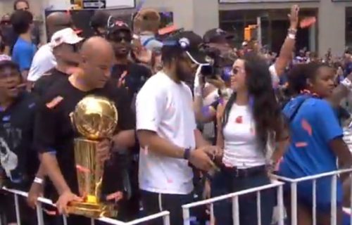 Ulična žurka za "prsten": Ovako Njujork slavi titulu NBA šampiona (VIDEO)