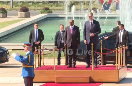 (UŽIVO) Svečani doček za predsednika Angole ispred Palate Srbija: Vučić ugostio Lorensa (VIDEO)