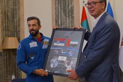 "Ovo su prvi astronauti koje smo ugostili u Srbiji": Vučić sa posebnom delegacijom iz UAE (VIDEO)
