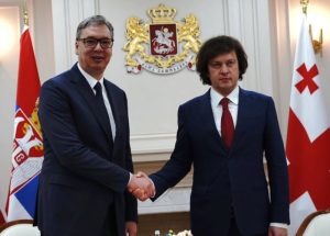 Vučić sa premijerom Gruzije: “Uveren sam da je pred nama period još konkretnije saradnje”
