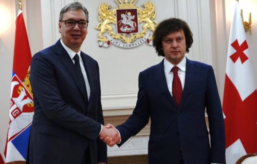 Vučić sa premijerom Gruzije: "Uveren sam da je pred nama period još konkretnije saradnje"