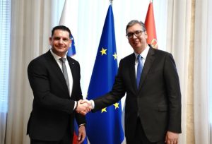 Vučić sa Stevanovićem: EXPO može predstavljati novu priliku za dodatno povezivanje Srbije i Slovenije
