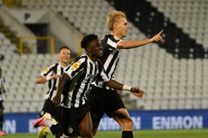 Ne skida osmeh sa lica: Strelac gola za Partizan blista od sreće