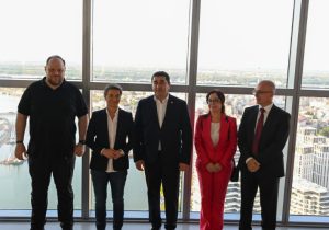Brnabić sa predstavnicima parlamenata država kandidata za EU obišla Kulu Beograd (FOTO)