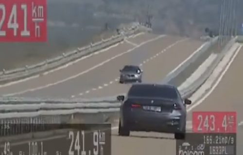 Iračanin kod Pirota vozio skoro 250 km/h: MUP objavio snimak i izdao apel građanima (VIDEO)