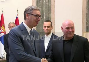 (UŽIVO) Vučić se sastao sa delegacijom UFC: Predsednik Srbije sa Dejnom Vajtom (VIDEO)