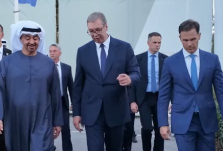 Vučić sa Mohamedom bin Zajedom: “Predstavio sam viziju Srbije za EXPO 2027 i planove za najveći međunarodni događaj” (VIDEO)