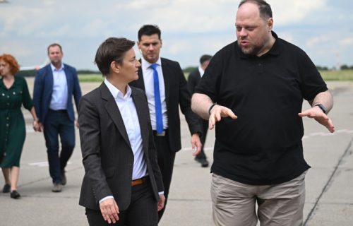 Brnabić dočekala predsednika Vrhovne rade Ukrajine: "Dobro došao u Srbiju, dragi prijatelju" (FOTO)