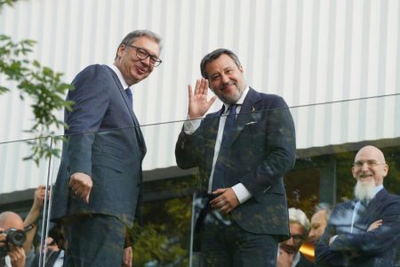 Vučić dočekao italijanskog ministra Salvinija: U toku sastanak dve delegacije (FOTO)