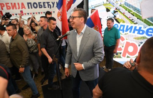 Vučić objavio moćan snimak iz Jadranske Lešnice: "Hvala ljudima na veličanstvenom dočeku" (VIDEO)