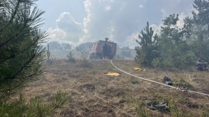 Šumski požar kod Čačka: U selu Gornja Gorevnica gori 10 hektara – na istom mestu već bila buktinja (FOTO)